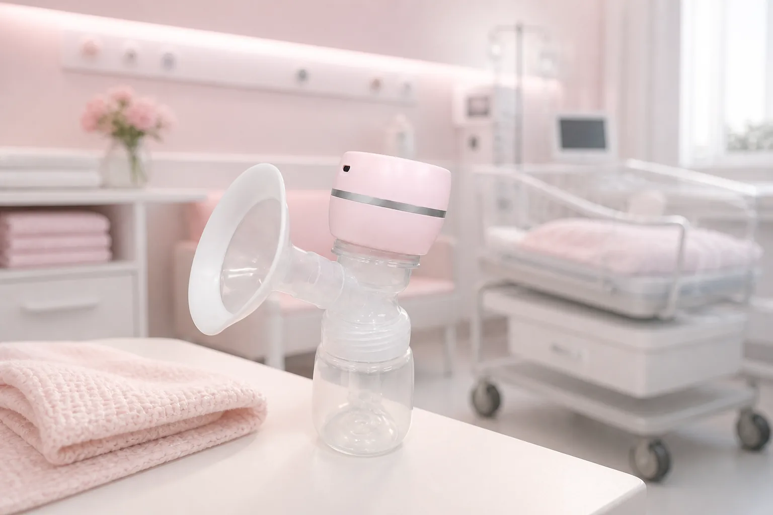 Electric Breast Pump in clinical healthcare environment — Zitcomed B2B medical supply