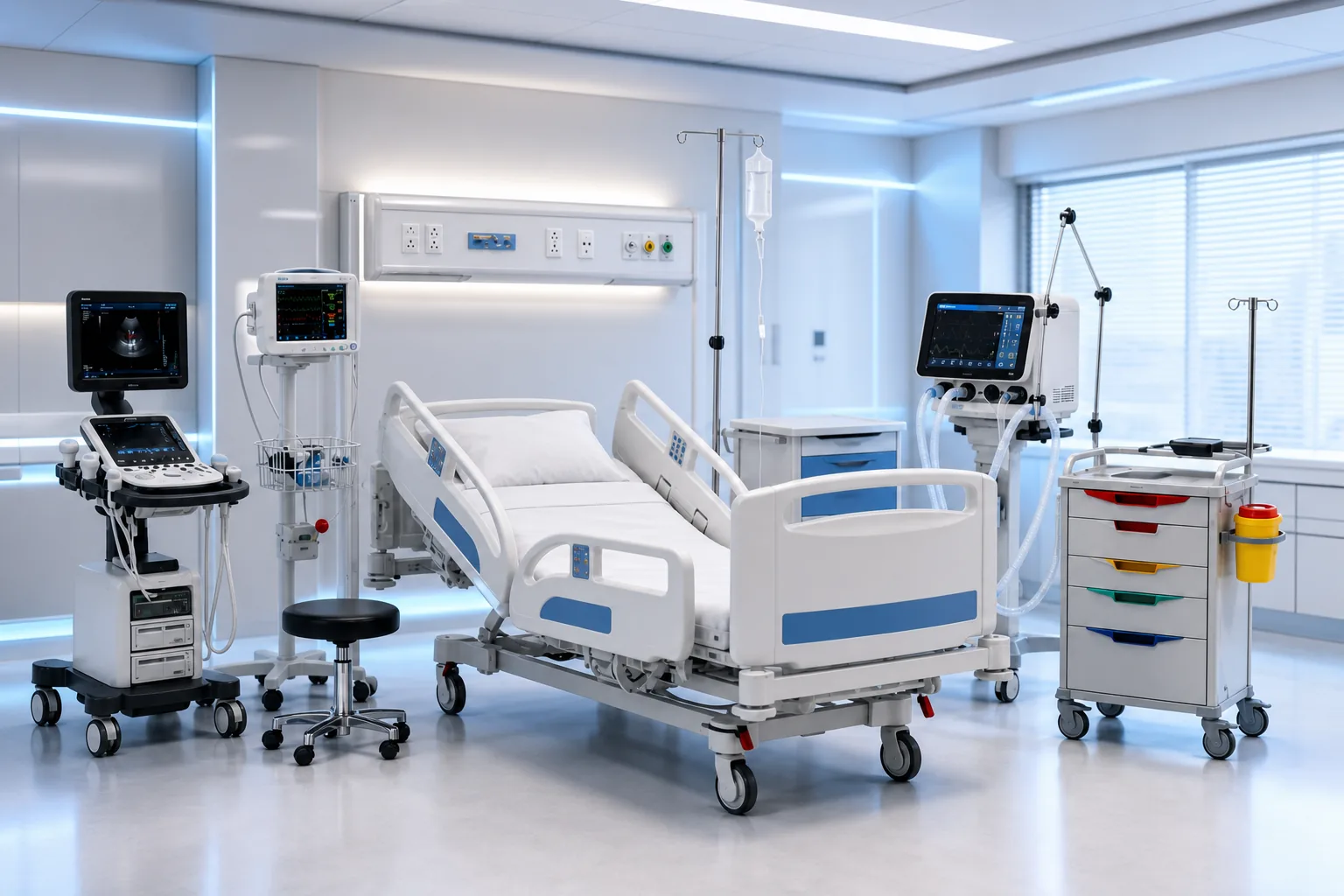 Hospital Equipment in clinical healthcare environment — Zitcomed B2B medical supply