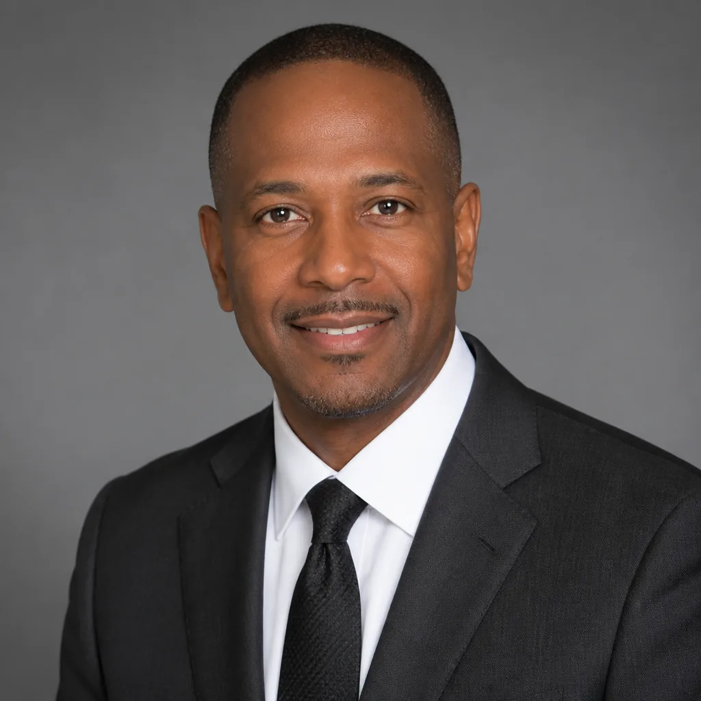 Portrait of James Okonkwo